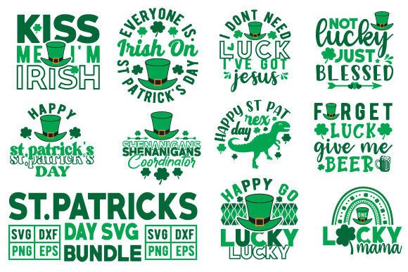 Download St.Patrick’s Svg Bundle, Lucky Svg - Lucky Collection