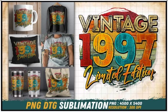Download Vintage 1997 Limited Edition Retro Round - 1997 Collection