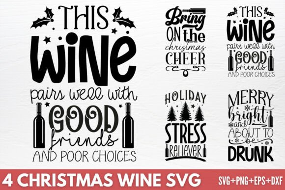 Download Christmas Wine SVG - Christmas Collection