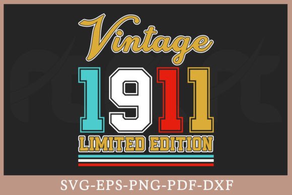 Download Vintage 1911 Limited Edition Shirt SVG - 1911 Collection