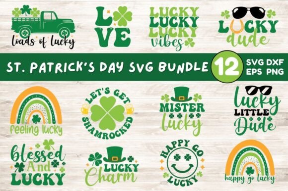 Download St.Patrick’s Svg Bundle, Lucky Svg - Lucky Collection