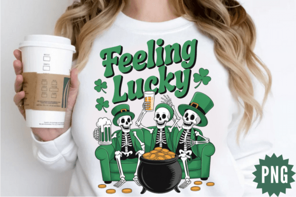 Download Feeling Lucky Skeletons St Patrick’s Day - Lucky Collection