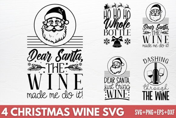 Download Christmas Wine SVG - Christmas Collection