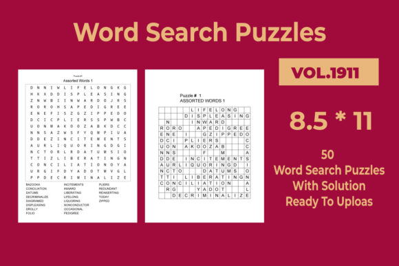Download Word Search Puzzles Vol 1911 - 1911 Collection