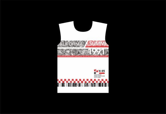 Download California Summer 1991 Tshirt Design - Premium Resources