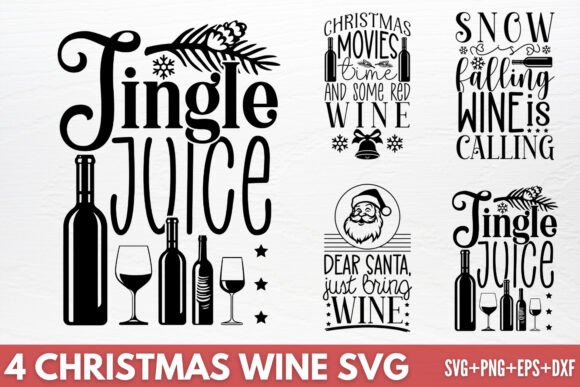Download Christmas Wine SVG - Christmas Collection