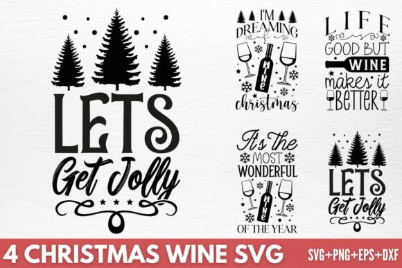 Download Christmas Wine SVG - Christmas Collection